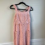 Anthropologie ‎ Line and Dot pink lace jumpsuit size small Photo 4