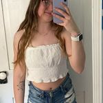 Sim & Sam  white cropped tank top  Photo 1