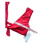 Trina Turk Getaway Knot Front Bikini Top In Red Size M/10 Photo 10