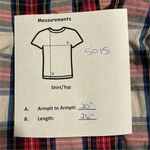 J.Crew Women's M Tartan Plaid Ruffled Collar Button Photo 13