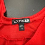 EXPRESS  Red Zip Up Tank Top Photo 3