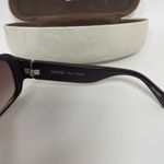 Coach  S2002 Black Logo Sunglasses Gradient Lenses Hard Shell Case Photo 4