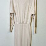 Anthropologie  Daily Practice Cowl Neck Midi Dress Cream Sweater Dress Size XS Photo 10