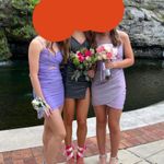 Midnight Doll Purple Homecoming Dress Photo 4