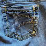 Sneak Peek Light Wash Denim Skinny Jeans With Stretch Light Distressing, Size 5 Photo 4