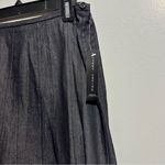 Larry Levine  Denim A-Line Skirt (619) Photo 2