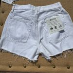 Ética Fern High Rise Vintage White Distressed Denim Shorts Size 27 Photo 3