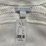 New York And Company New York & Co Cardigan Sz M Open Front Fringe Detail Fall Sweater Special Event Photo 7