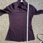 Yogalicious 🦋  Purple Long Sleeve Quarter Zip Workout Top Athletic Athleisure XS Photo 4