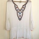 PPLA Beaded embroidered Boho Tunic/dress bell sleeves M Photo 0