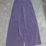 Athleta Brooklyn Heights High Rise Pleated Wide Leg Pant Lilac Opera Mauve 2 Photo 3