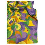 Danielle Bernstein New  WeWoreWhat Dress Womens Small Yellow Purple Strapless 70s Photo 3