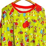 Dr. Seuss Dr. Seus Merry Grinchmas Christmas Green & Red Long Sleeve Pajama Top Women’s 2X Photo 3