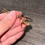 Disney Parks Collection Minnie Mouse Rose Gold Headband Bangle Bracelet Photo 6