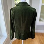 Gap Vintage 90s Olive Green Corduroy Fitted Cropped Blazer Jacket Size 6 Photo 2