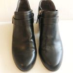 Dr. Scholls Dr. Scholl’s Booties Babble Ankle Boots Black Sz 7.5 NWOT Silver Buckle Strap Photo 5