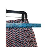 Anthropologie Maeve Women Wide Leg Cropped Pants Geometric Feminine Flirty Fun 4 Blue Photo 7