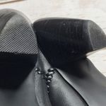 White Mountain  Black Mules Booties Chunky Heel size 7 Photo 2