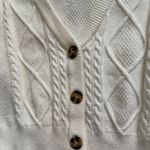 Francesca's  cream sweater vest Photo 1