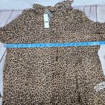 J.Crew Ruffle button-up shirt in leopard-print crinkle chiffon in Leopard 4 NWT Photo 6