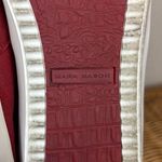 Mark Nason Los Angeles Red Gold Shimmer Slip On Flat Size 11 Photo 8