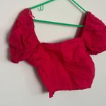 Sim & Sam  PINK FLAME Blouse Top Size M Photo 4