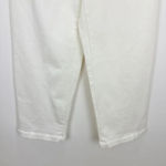 Madewell The Emmett Wide Leg Crop Jean Welt Pocket High Rise White US 26 NWT Photo 13