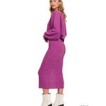 Zenana Outfitters ‎ Ribbed Asymmetric Hem and Sleeve Top & Skirt Set Photo 2