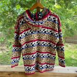 Kenzo Women's Colorful Animal Print Hooded Cardigan Size 44 (U.S. 10) RARE Photo 1