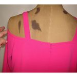 NWT $248 W Worth New York Lotus Vintage Crepe Cold Shoulder Blouse Womens 0 Pink Photo 5