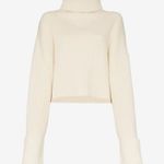 Solace London  Nosara Extended Cuffed Sleeve Turtleneck Sweater US Size 6 Photo 13
