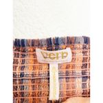 Anthropologie  Verb By Pallavi Singhee Ruffled Plaid Top Size XL Smocked Bohemian Photo 5