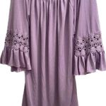 Winwin Lavender Bell Sleeve Tunic Photo 0