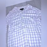 Banana Republic  Women’s Boyfriend Fit Long Sleeve Gingham Button Up Top Photo 2