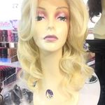blonde wig sale human hair Blende Wavy 613 Wig Photo 0