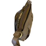 Burberry VTG DARK TAUPE BROWN LEATHER CROSSBODY OR SHOULDER BAG Photo 4