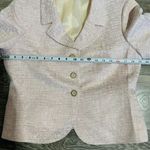 Tahari‎ Women Light Pink Textured Collared Long Sleeve Blazer Size 12 Petite Photo 12