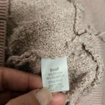 Poof! 44. Poof Warm & Cozy dusty mauve textured bubble sleeve sweater size small Photo 6