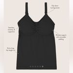 NWT Kindred Braverly Sublime Maternity and Nursing Tank in Black Photo 5
