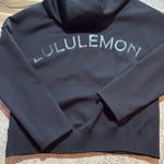 Lululemon Shaped Hoodie Full Zip Jacket Special Edition Wordmark in Black Size 8 Photo 7