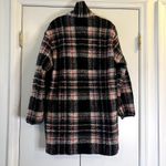 Aritzia  Wilfred Free Off Duty plaid wool blend jacket coat size M black red Photo 7