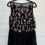 Lane Bryant Women’s 14 Black Embroidered Dress New Photo 0
