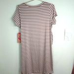 Heart & Hips Women’s Size 2X Striped Ruched Bodycon T-Shirt Dress Casual Chic Photo 5