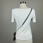 Kate Spade  Pebbled Leather Chain Strap Crossbody Purse Gray Veronica Handbag Photo 11