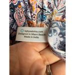 TAJ by Sabrina Crippa Paisley Beaded Midi Dress Sz. S Photo 7