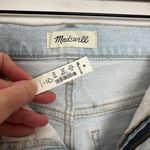 Madewell NWT - The Tall Momjean in Harman Wash: Raw-Hem Edition Light Wash Denim Photo 6