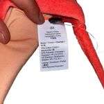 J.Crew NWT Coral Terry Cloth Bandeau Tie Back Bikini Swim Bathing Suit Top 3X Photo 5