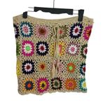 Cupshe x Jojo Crochet Granny Square Swim Cover Skirt Photo 3