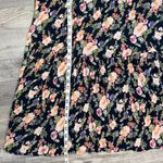 Studio West  navy floral flutter sleeve maxi dress tiered elastic waist XL P45 Photo 3