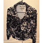 Onque Casuals Women's Size L Animal Print Velour Long Sleeve Full Photo 0